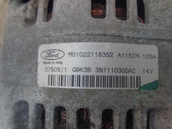 ALTERNATEUR 105AMP FORD 1.6/2.0 ESSENCE - Vue 4